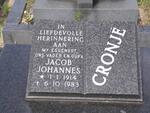 CRONJE Jacob Johannes 1914-1983