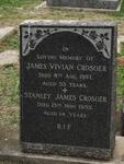 CROSOER James Vivian -1957 :: CROSOER Stanley James -1955