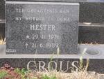 CROUS Hester 1931-1989