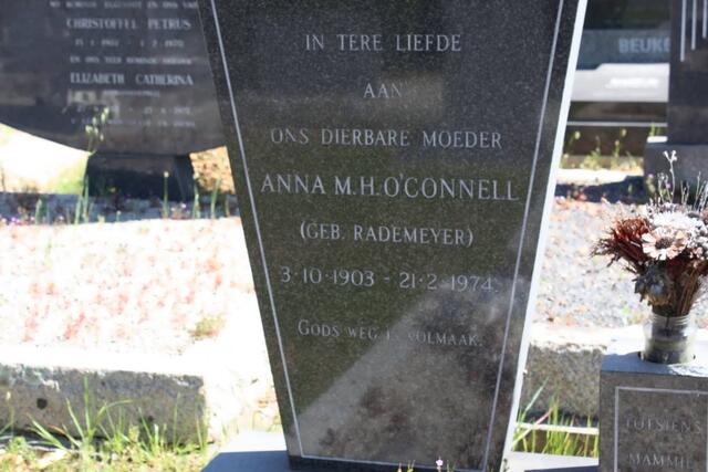 O'CONNELL Anna M.H. nee RADEMEYER 1903-1974