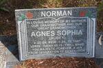 NORMAN Agnes Sophia nee AUBEY 1936-1987
