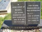 TERBLANCHE Mabel 1929-2005