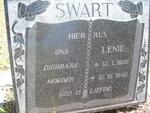 SWART Lenie 1902-1950