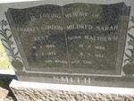 SMITH Charles Gordon Kent 1885-1970 & Mildred Sarah MATTHEWS 1886-1952