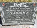 SWARTZ Ernest Jacobus 1941-1995