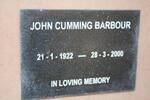 BARBOUR John Cumming 1922-2000
