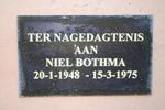 BOTHMA Niel 1948-1975