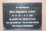 JOUNERT Maria Magdalena 1942-2003