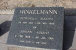 WINKELMANN Johann August 1903-1981 & Petronella Susanna 1901-1965