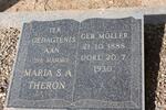 THERON Maria S.A. nee MOLLER 1888-1930