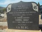 BERG Gabriel Adolf, v.d. 1891-1964 & Maria D. Elizabeth DAVEL 1882-1955