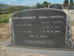 GERMISHUYS Pieter Gerhardus 1900-1974 & Maria Christina de VILLIERS 1901-1978