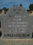 LINGENFELDER Aletta Elizabeth nee VAN DEN BERG 1910-1988