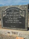 TOIT Jacobus Petrus, du 1871-1949 & Louisa Maria 1898-1965