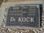 KOCK Rudi, de 1978-1978