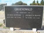 GROENEWALD Jacobus B. 1908-1966 :: GROENEWALD Jacobus B. 1951-1967