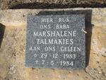 TALMAKIES Marshalene 1983-1984