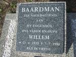 BAARDMAN Willem 1935-1980