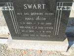 SWART Hans Jacob 1889-1959 & Helana C.J. OTTO 1890-1976