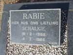RABIE Schalkie 1965-1965