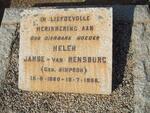 RENSBURG Helen, Janse van nee SIMPSON 1860-1956