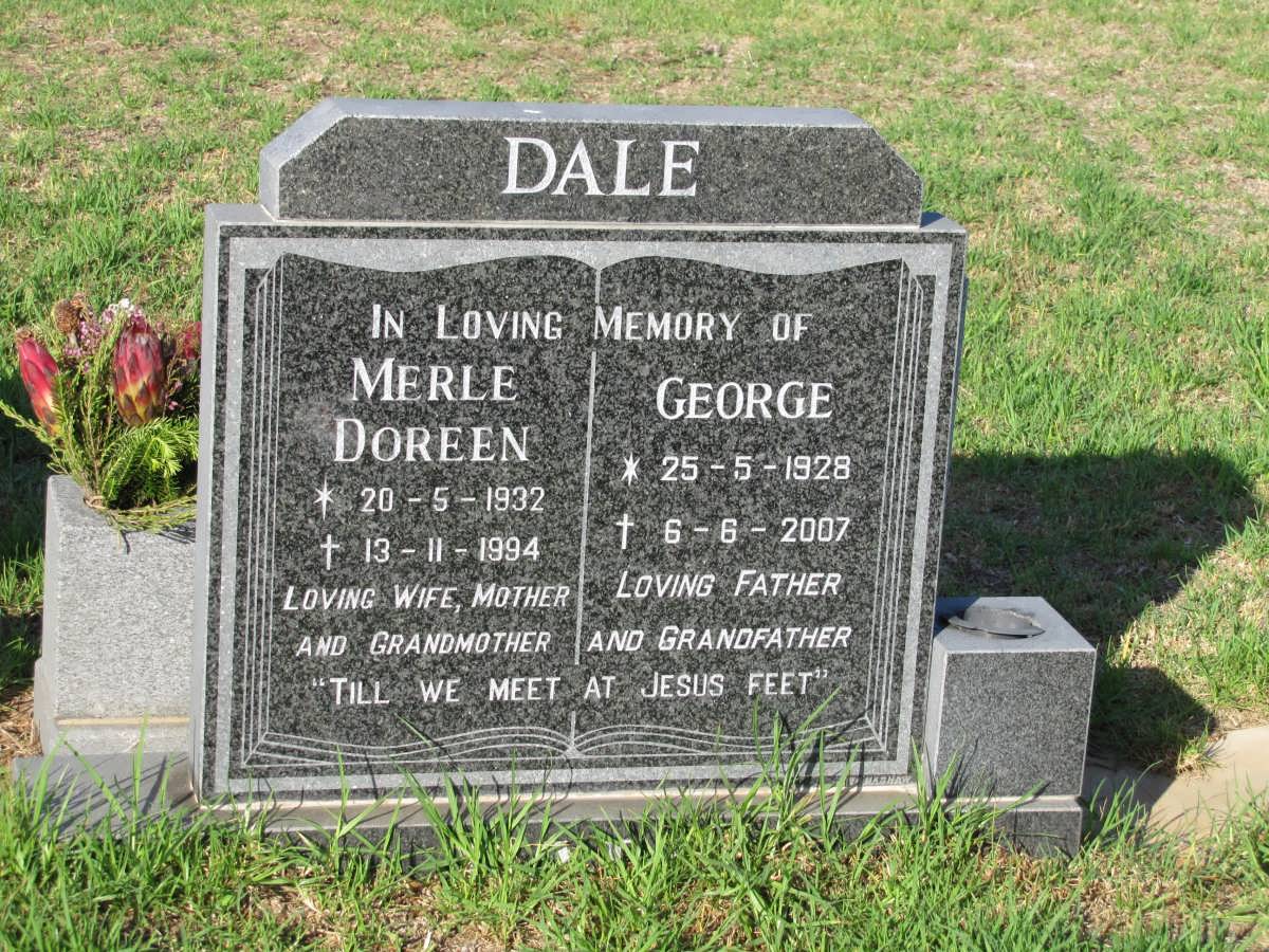 DALE George 1928-2007 & Merle Doreen 1932-1994
