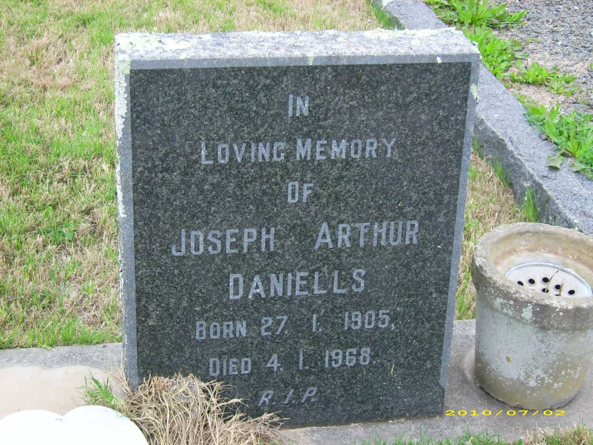 DANIELS Joseph Arthur 1905-1968