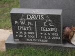 DAVIS P.W.N. 1929-2001 & E.C. 1923-2004