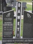 DAWETI Boniwe Gertrude 1943-2006