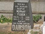DAWSON Mornay Foden 1968-1968
