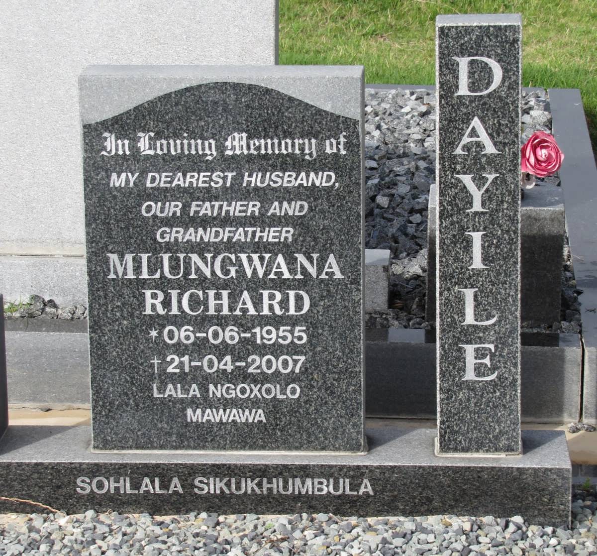 DAYILE Mlungwana Richard 1955-2007