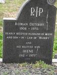 DETERRY Roman 1906-1970 & Irene 1912-1977