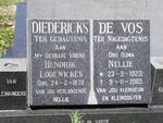 DIEDERICKS Hendrik Lodewickes -1979 :: VOS Nellie, de 1923-2003