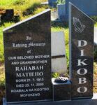 DIKOBO Rahabah Matieho 1915-2009