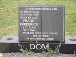 DOM Frank Frederick 1941-2004