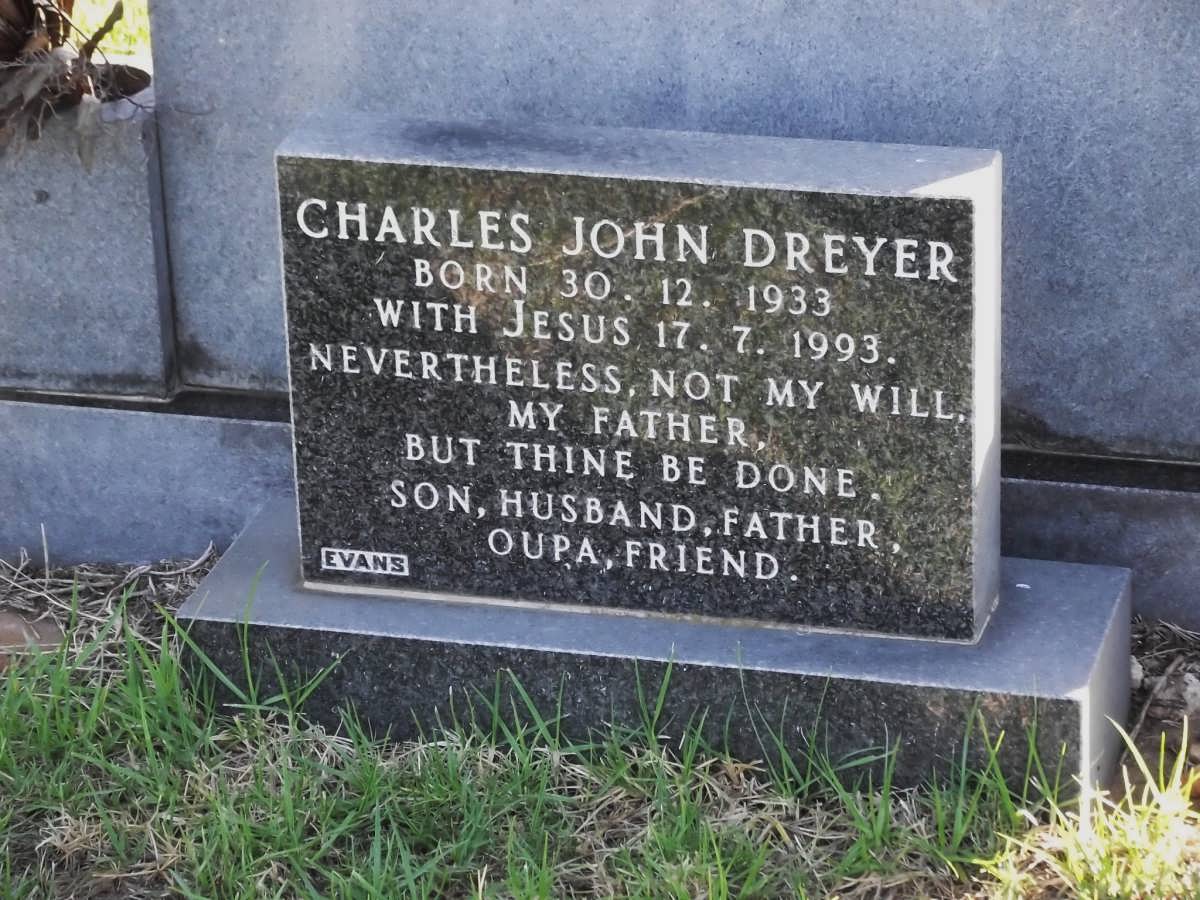 DREYER Charles John 1933-1993