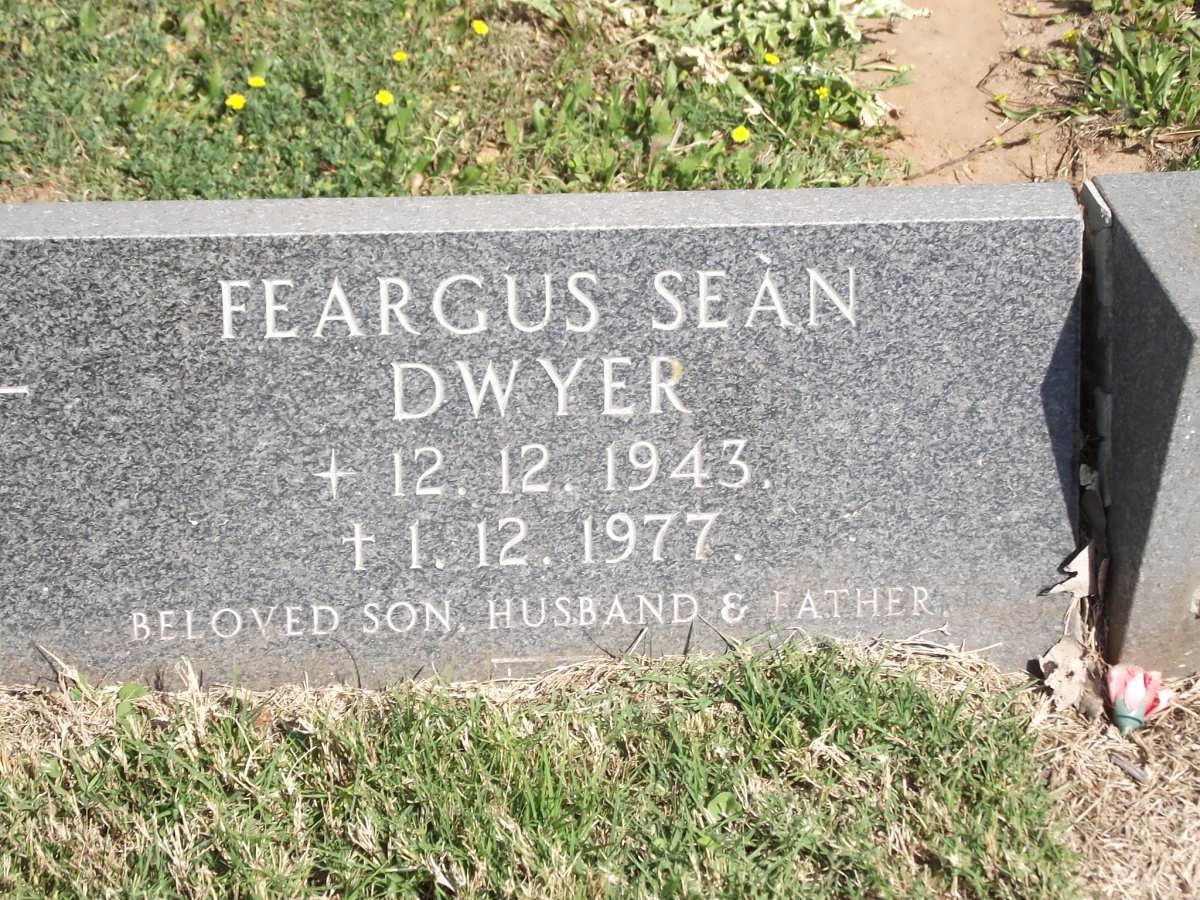 DWYER Feargus Sean 1943-1977