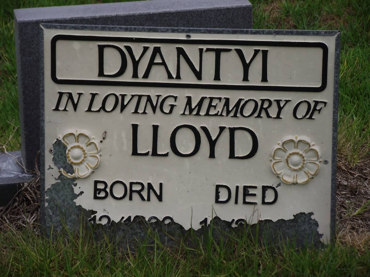 DYANTYI Lloyd 1939-2002