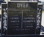 DYER George James D. 1927-1991 & Catherina Elizabeth S. 1928-1992