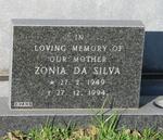 SILVA Zonia, da 1949-1994