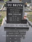 BRUYN Theodorus Daniel, de 1909-1986 & Anna Christina KEET 1914-1981