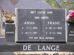 LANGE Frans, de 1923-1998 & Anna 1930-1997