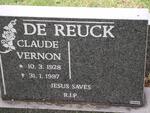 REUCK Claude Vernon, de 1928-1997