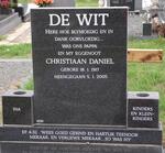 WIT Christiaan Daniel, de 1917-2005