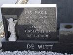 WITT Ina-Marie, de 1978-1983