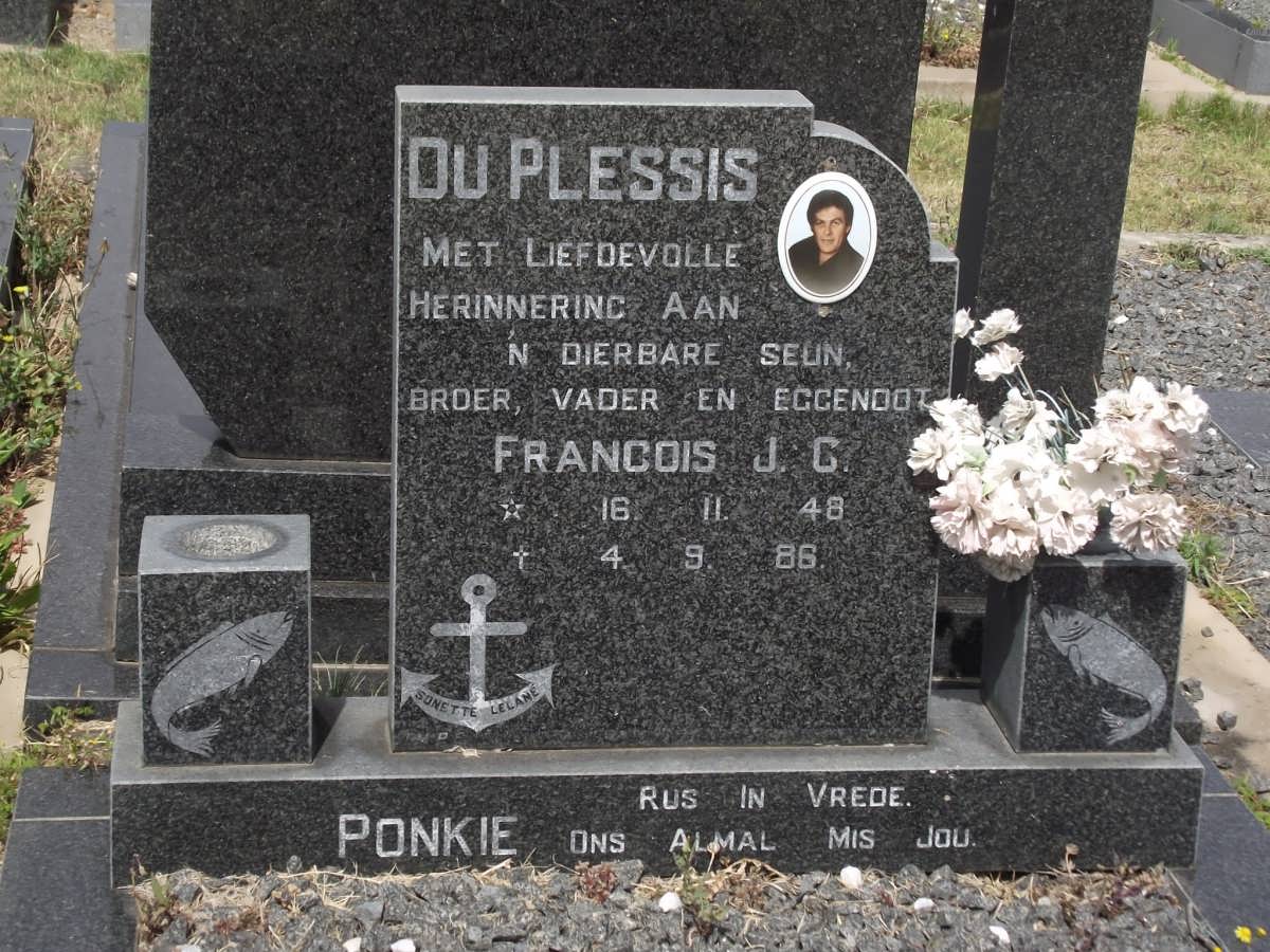 PLESSIS Francois J.C., du 1948-1986