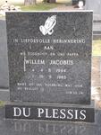 PLESSIS Willem Jacobus, du 1944-1985