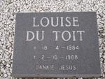 TOIT Louise, du 1984-1988