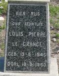 GRANGE Louis Pierre, le 1945-1950