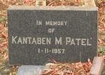 PATEL Kantaben M. -1957